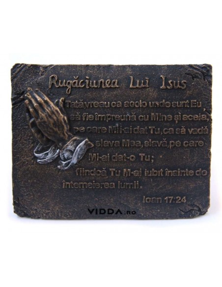 Decor in basorelief - Rugaciunea lui Isus