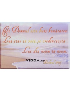 Caci Domnul este bun bunatatea Lui tine in veci