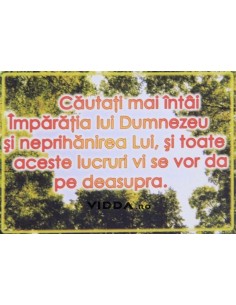Cautati mai intai Imparatia lui Dumnezeu