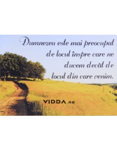 Dumnezeu este mai preocupat de locul