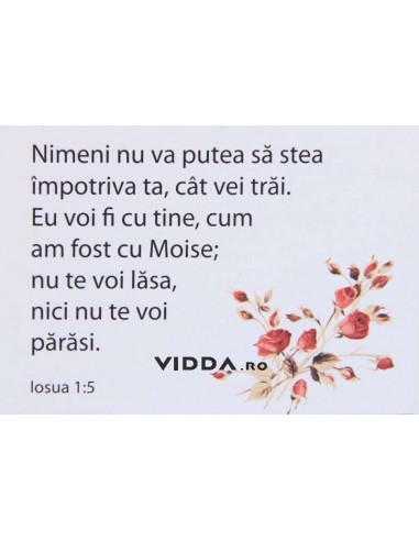 Nimeni nu va putea sa stea impotriva ta