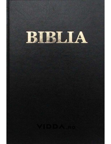Biblia - Format mare - Neagra - Cartonata