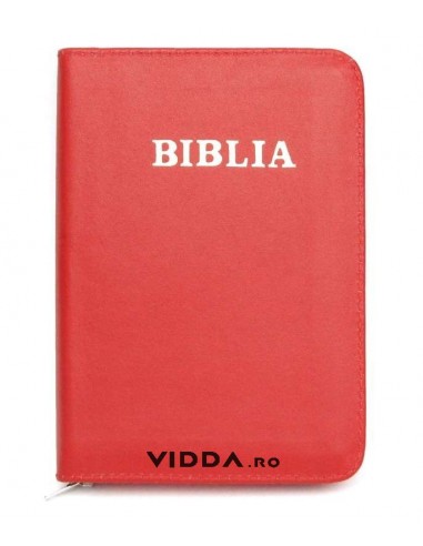 Biblia - Format mic - Rosie - In piele cu fermoar