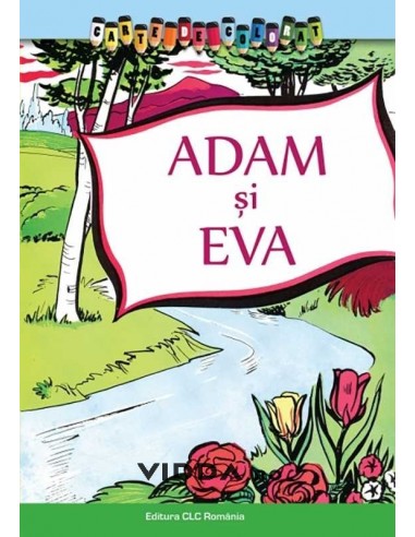 Adam si Eva - Carte de colorat