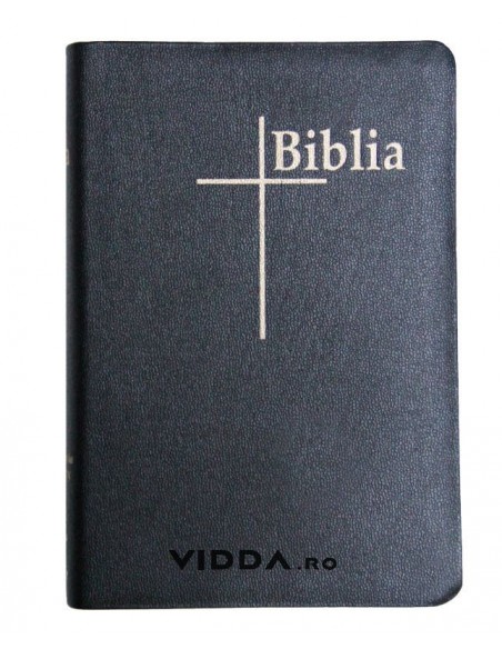 Biblia Thompson - Format mediu - Index de cautare - Margini aurii - Piele neagra fara fermoar  2