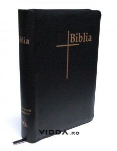 Biblia Thompson - Format mediu - Piele neagra cu fermoar - Index de cautare - Margini aurii 3 2