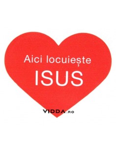 Aici locuieste Isus - Autocolant
