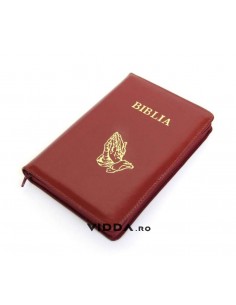 Biblia - Format mediu - Visinie - In piele cu fermoar - Maini in rugaciune 1
