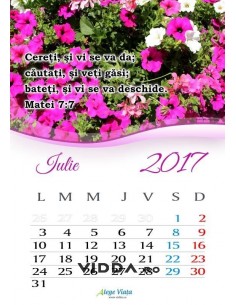 Calendar crestin 2017