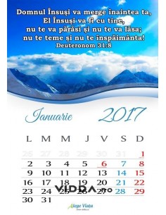 Calendar crestin 2017 2