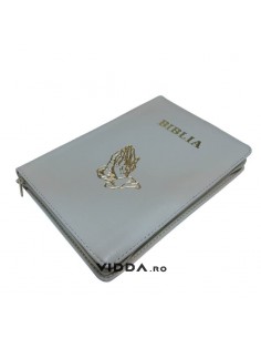 Biblia - Format mic - Visinie - In piele cu fermoar - Maini in rugaciune