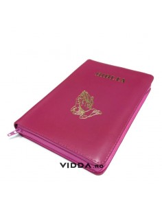 Biblia - Format mediu - Visinie - In piele cu fermoar - Maini in rugaciune