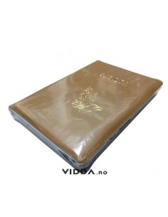 Biblia - Format mediu - Roz - In piele cu fermoar - Maini in rugaciune