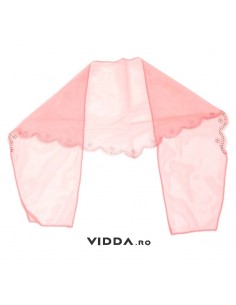 Esarfa tulle roz
